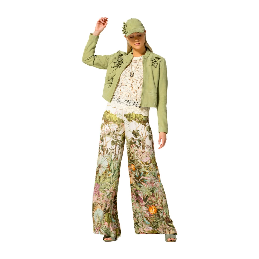 Caroline Biss Elegant Broek 1562 Multicolor Dames