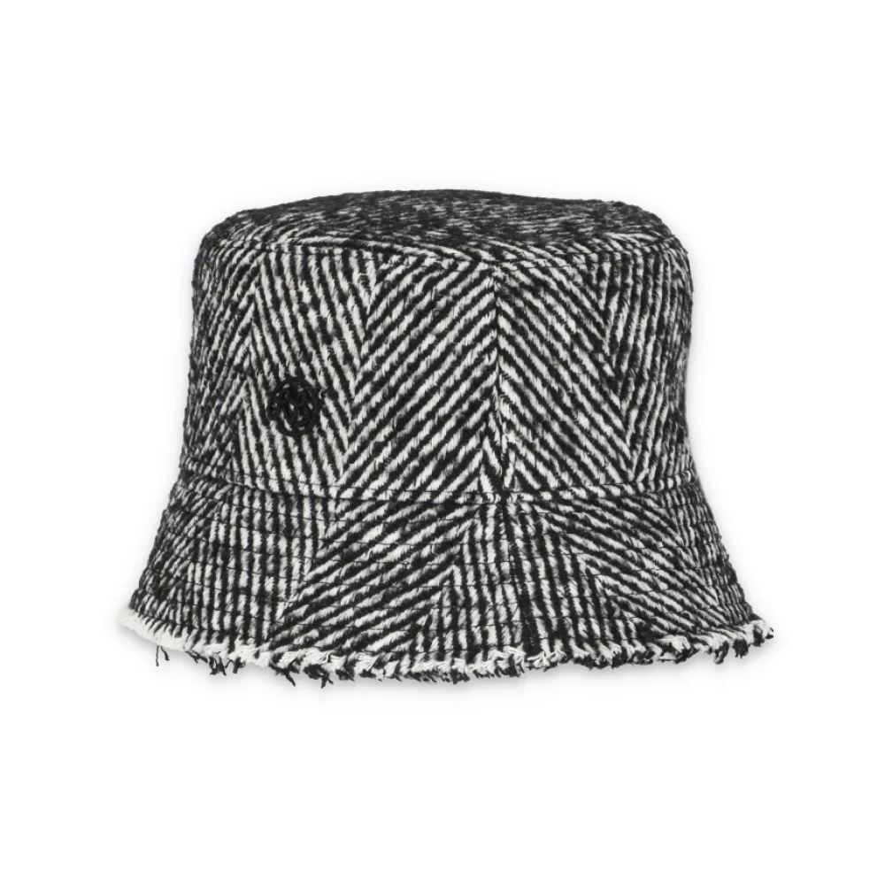 Ruslan Baginskiy Zwarte Bucket Hat met Geborduurd Logo Black Dames