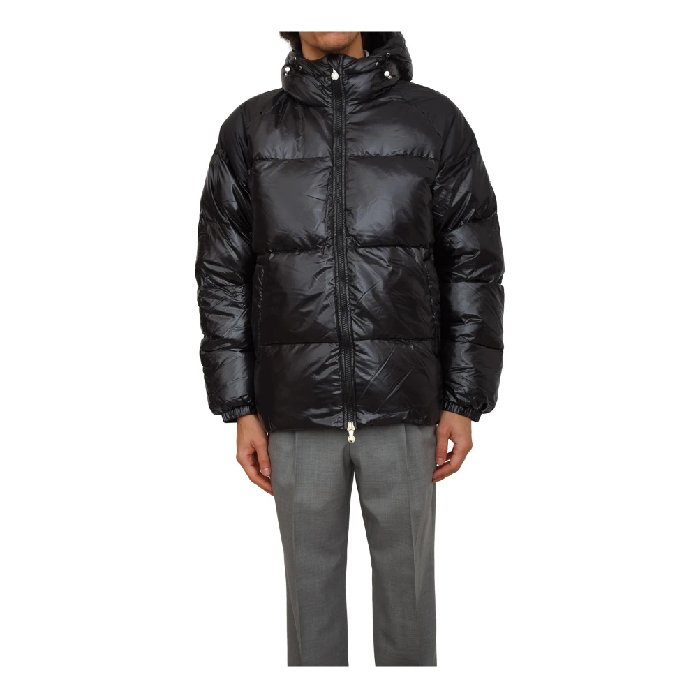 Pyrenex Black Winter Jackets, Male, L, Down Jacket