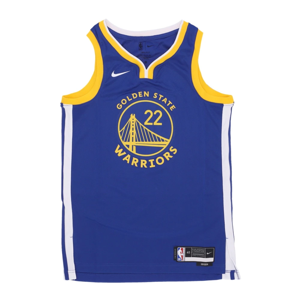 Nike Basketbal Tank Top Icon Edition Swingman Jersey Blue Heren