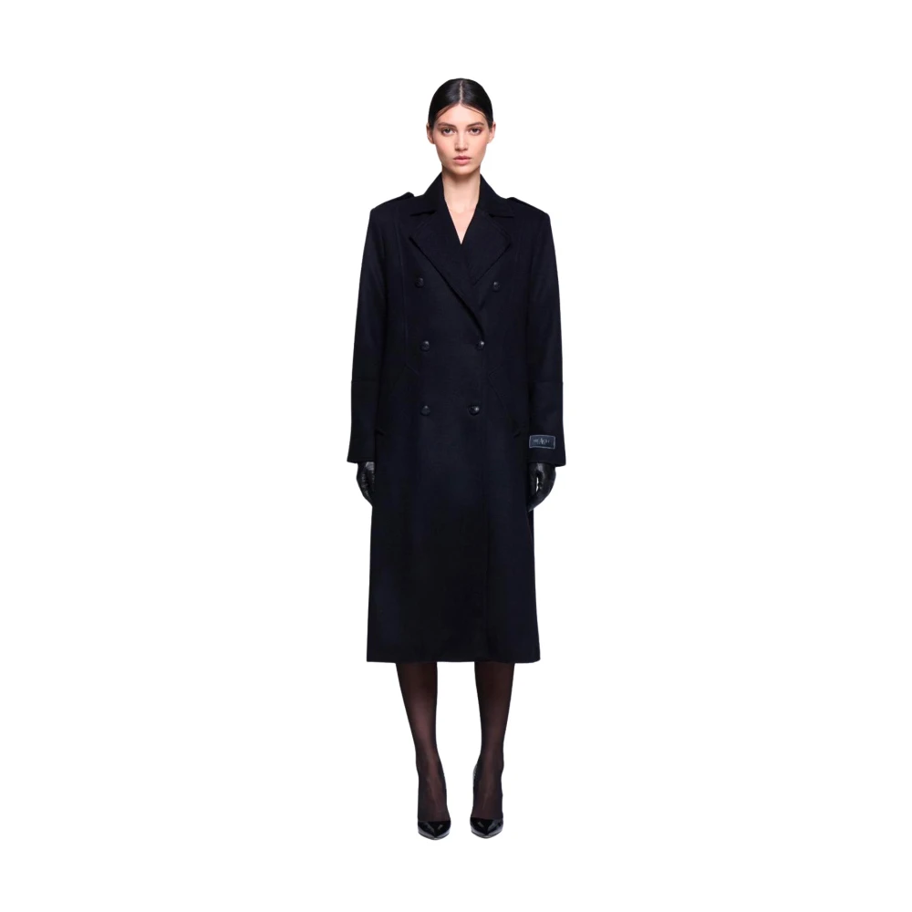 Silvian Heach Dubbelbreasted jas Black Dames