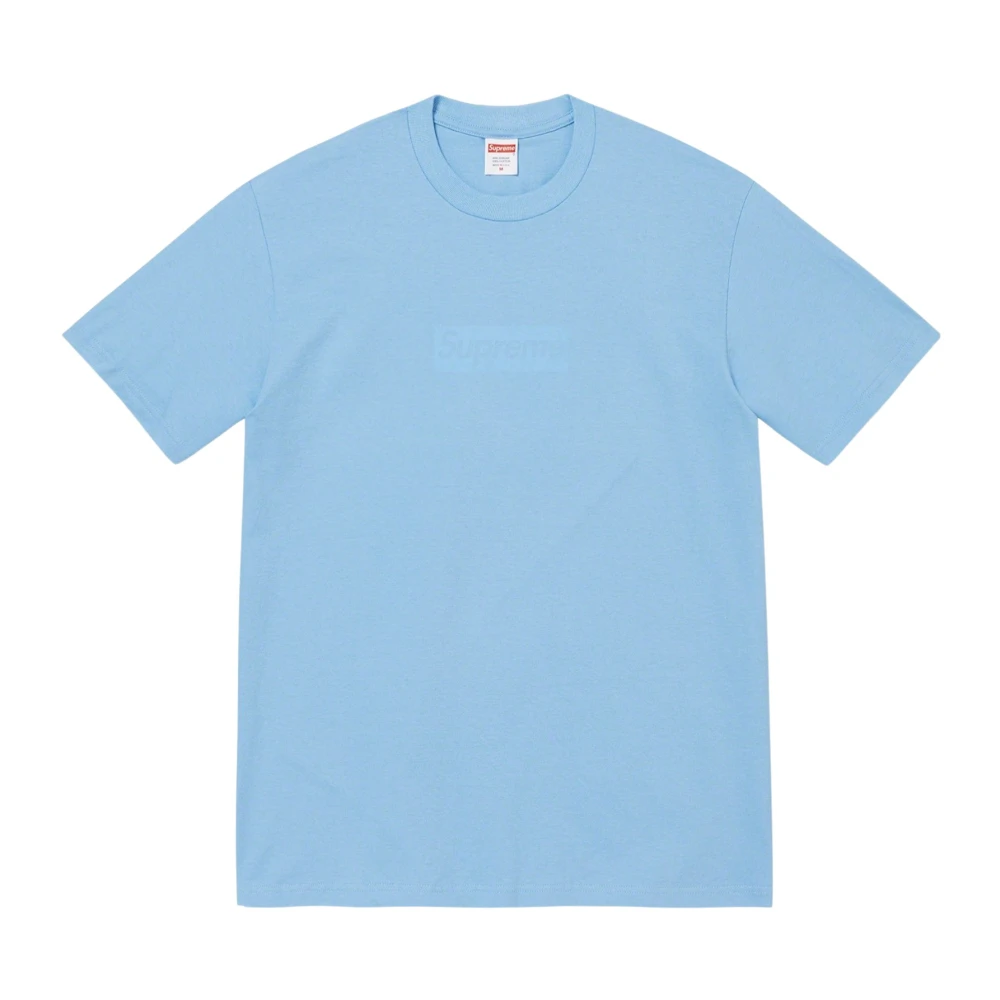 Supreme Beperkte oplage Tonal Box Logo Tee Blue Heren