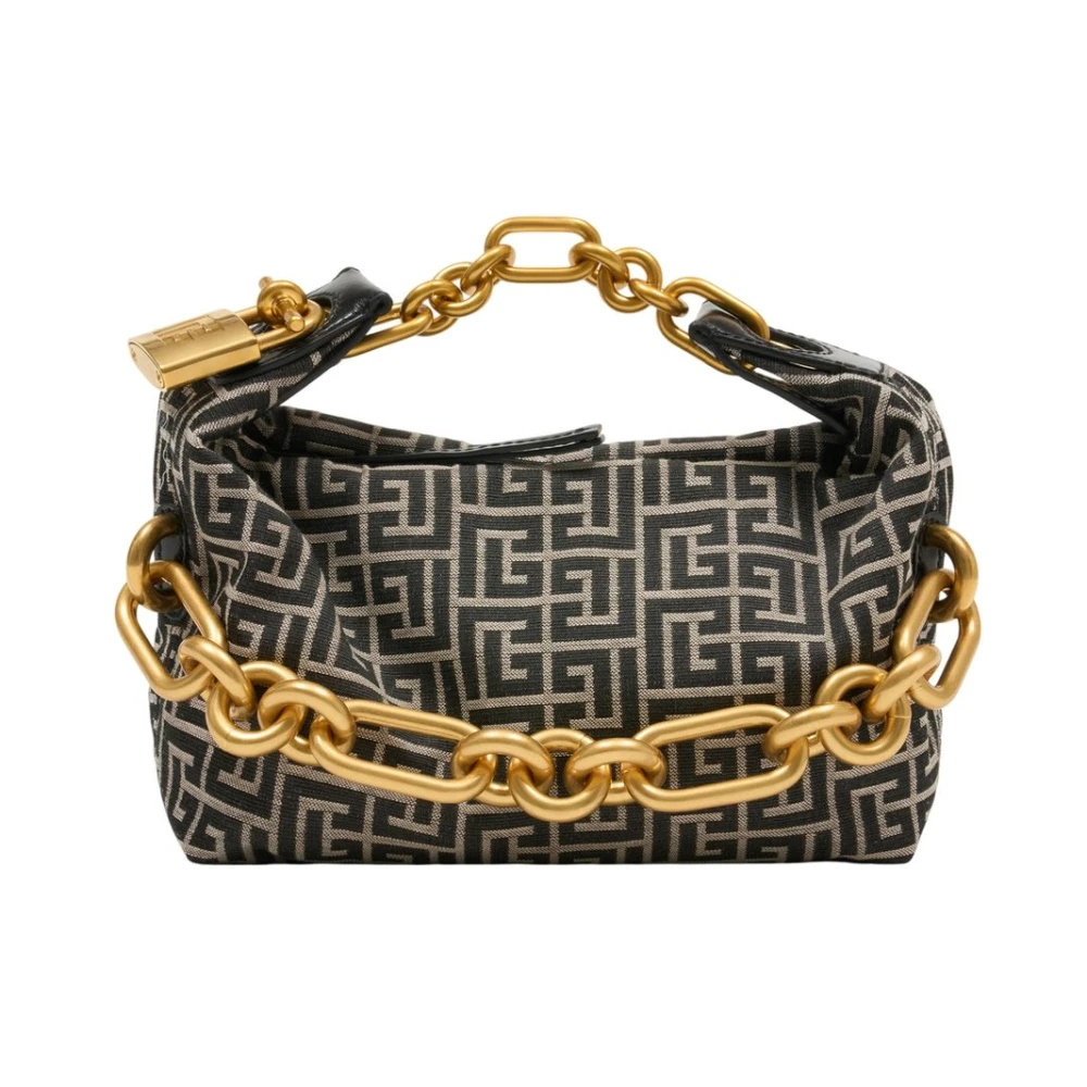 Balmain Black Sync Mini Bag - Female - Handbags - One Size - Bags