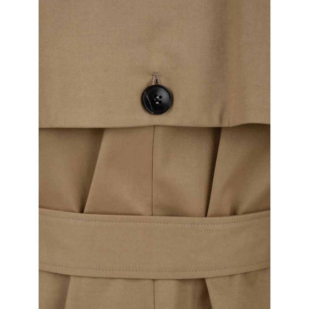 Douuod Woman Bruine Trenchcoat voor Dames Brown Dames