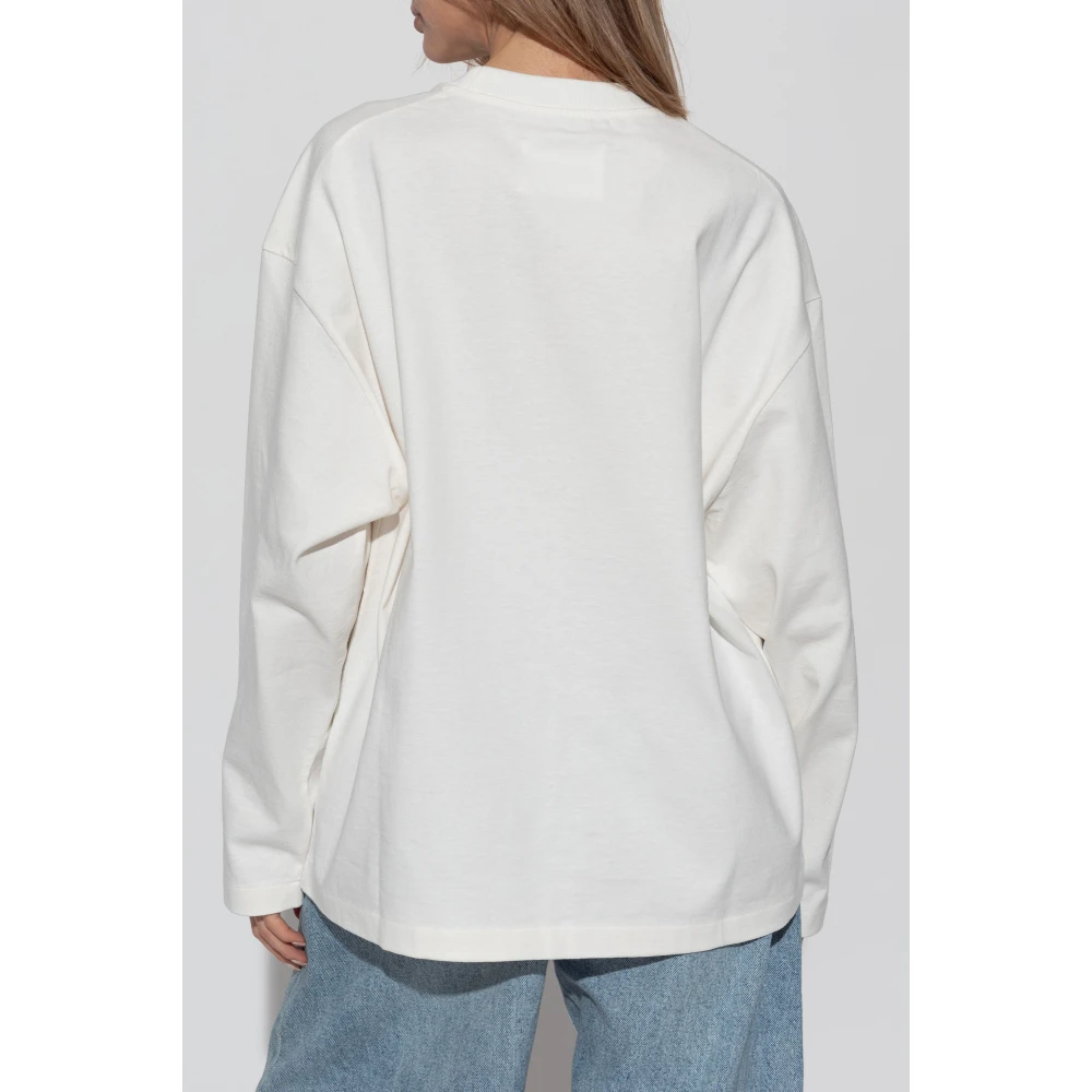 Jil Sander Lange mouwen T-shirt White Dames