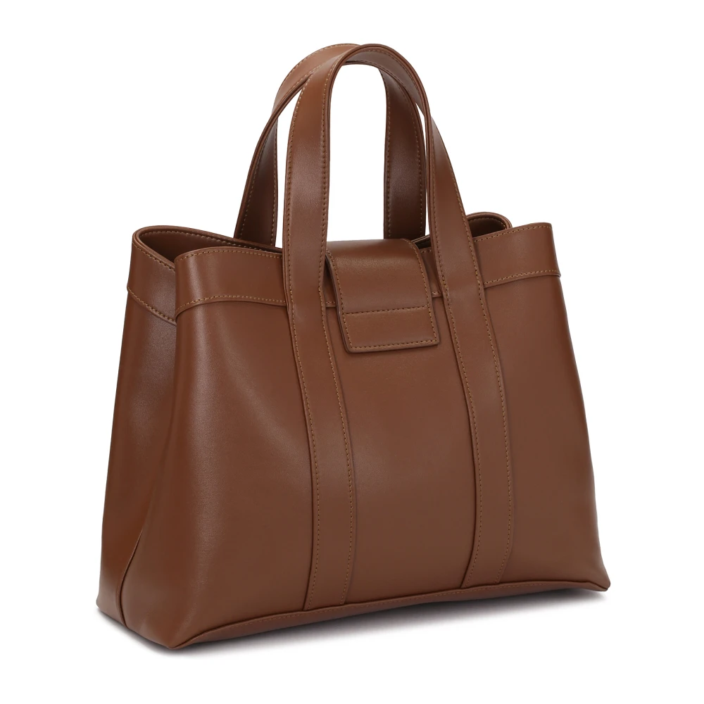 Kazar Bruine handtas met elegante sluiting Brown Dames