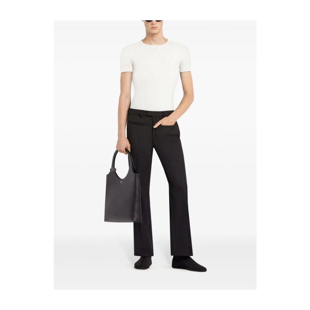 Courrèges Heren T-Shirts & Polos Bianco Ss25 White Heren