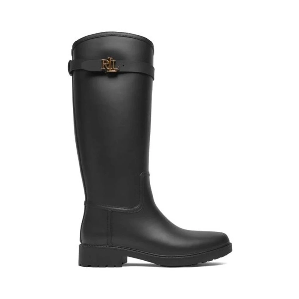 Ralph Lauren Black Portiah Weather Boot - Female - Wellies - 8 Uk - Shoes