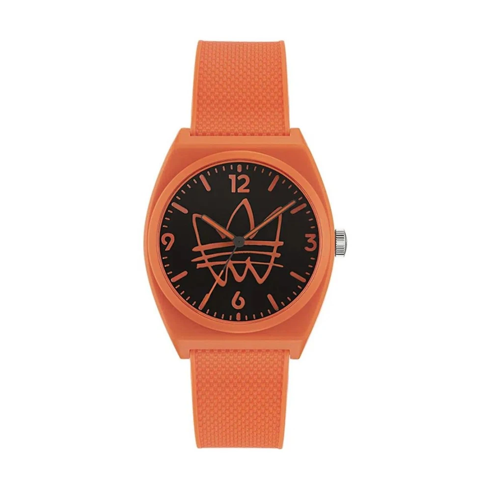 Adidas Women's Orange Silicone Quartz Analog Watch