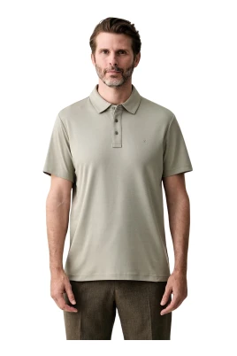 Broderad Logotyp Bomullspolo