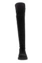 gabor-knielaar-zwart-strass-nubuck-stretch