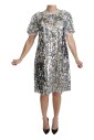 robe-argentee-a-line-avec-accents-en-cristal
