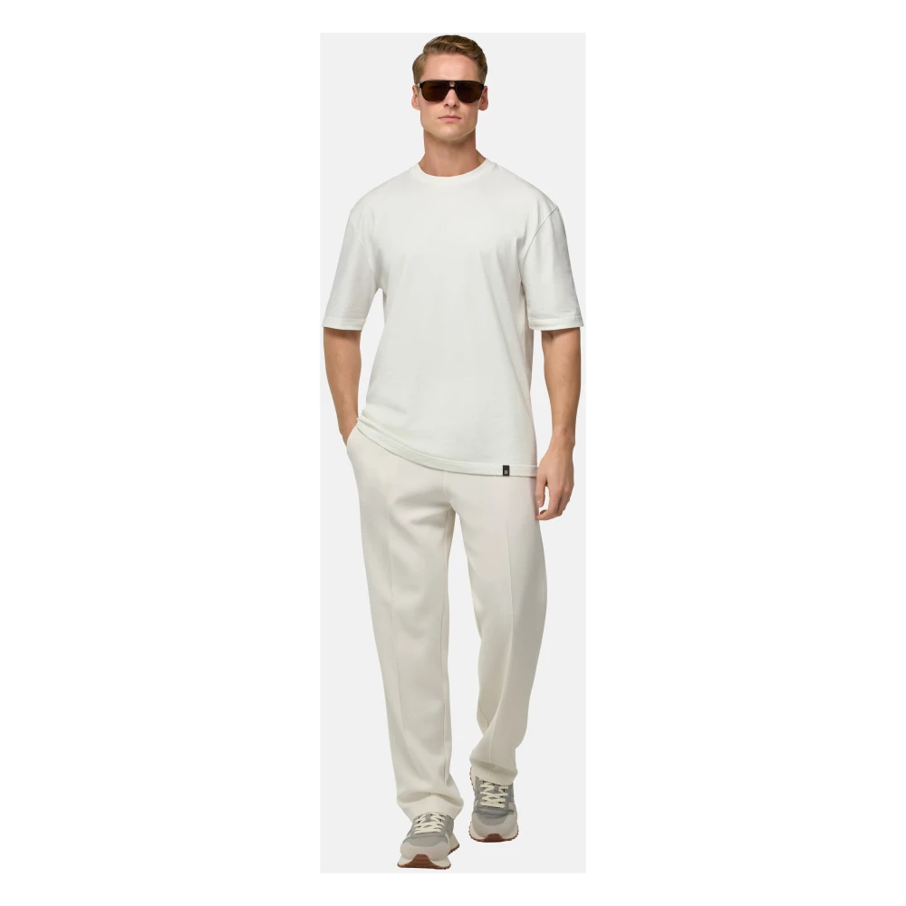Boggi Milano T-shirt van katoenen jersey White Heren
