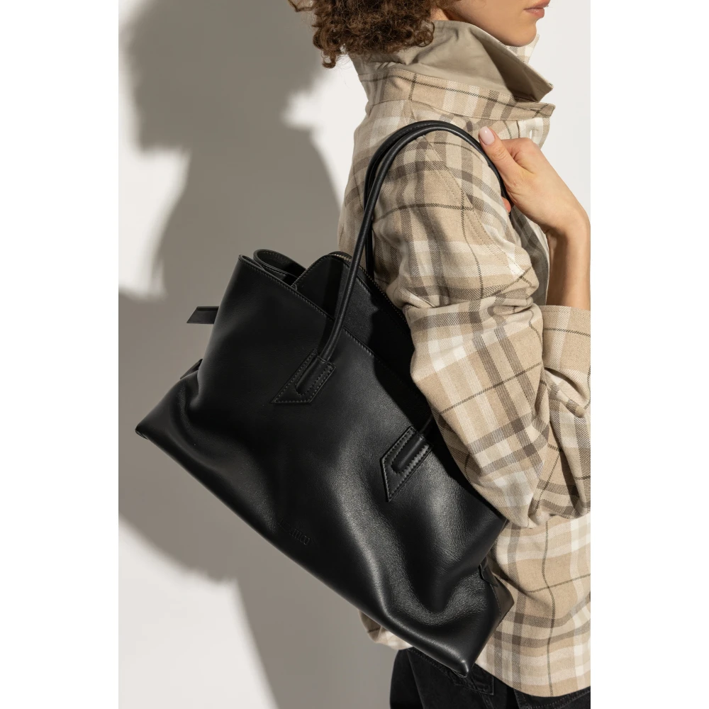 The Attico La Passeggiata shopper tas Black Dames
