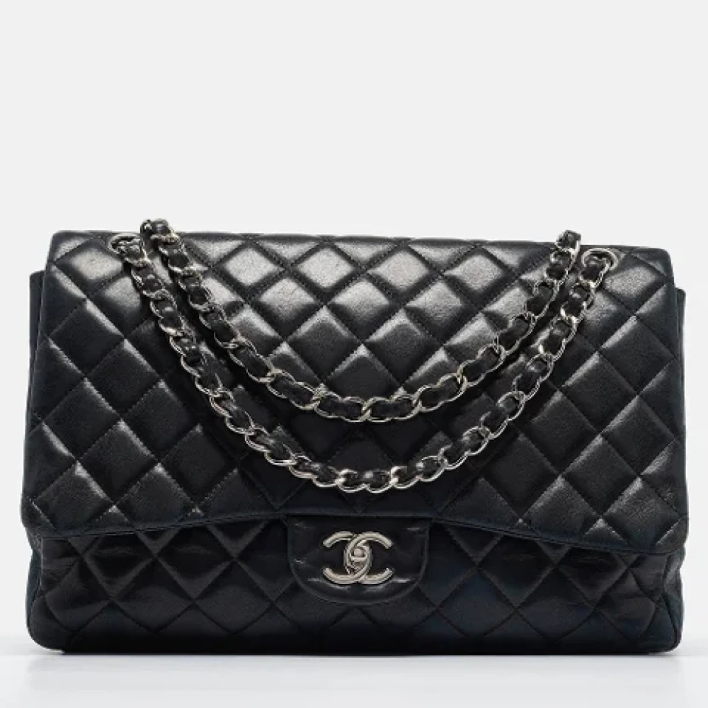 Chanel Vintage Pre-owned Leather chanel-bags Black Dames