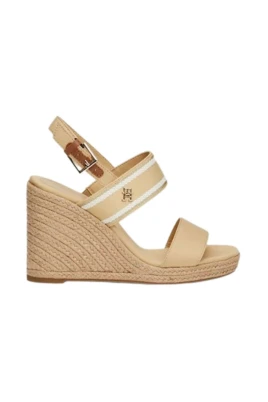 Webbing High Wedge Sandal