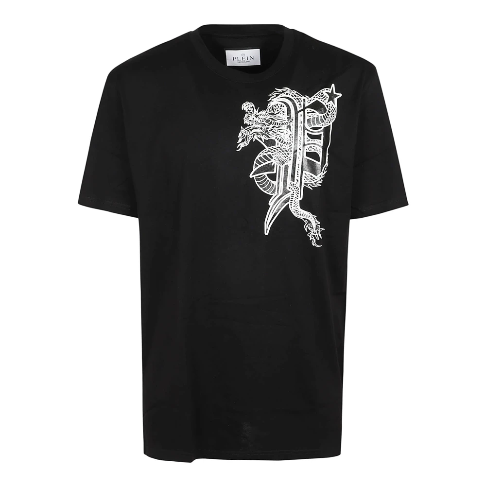 Philipp Plein Svart T-shirt Herrmode Stil Black, Herr