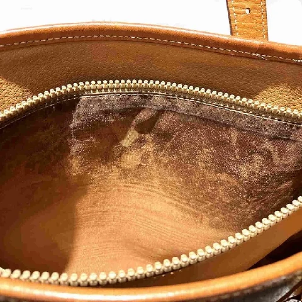 Celine Vintage Pre-owned Canvas shoulder-bags Brown Dames