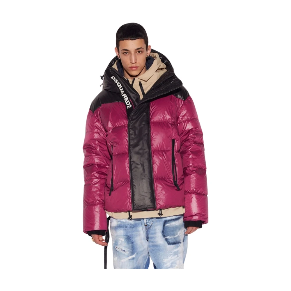Dsquared2 Men's Cherry Puffer Jacket With Wool Blend