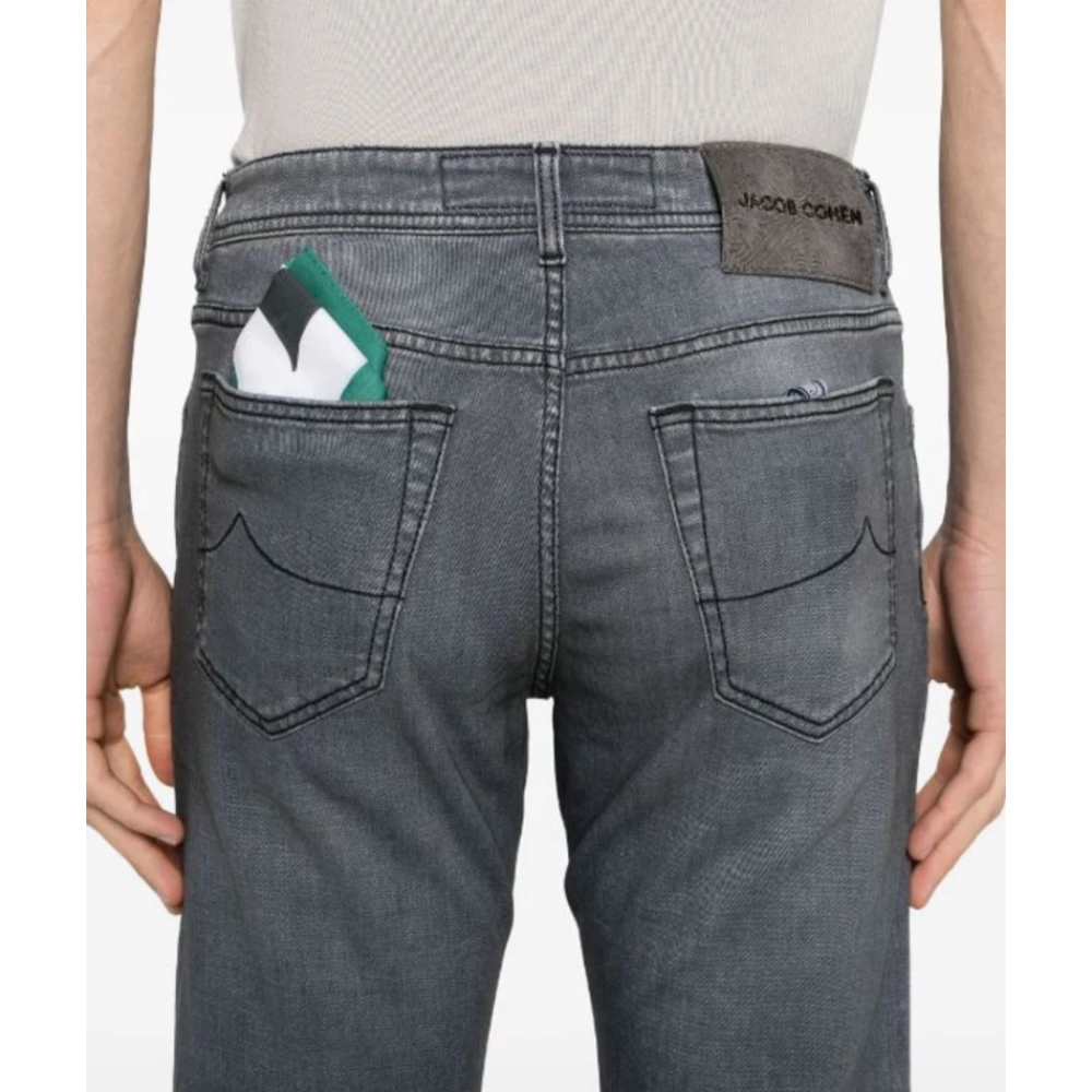 Jacob Cohën Slim Fit Bard Broek Gray Heren