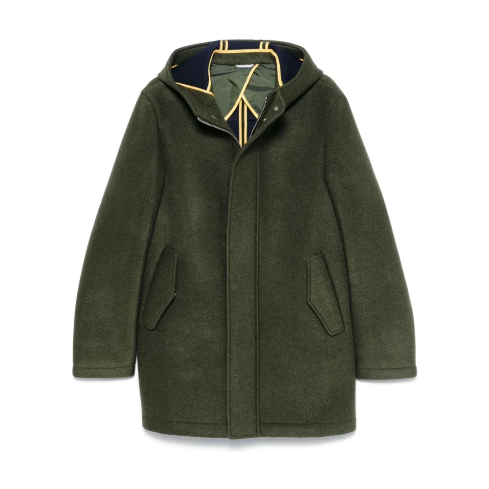 Manuel Ritz Groene Hoodiejas met Zakken Green Heren