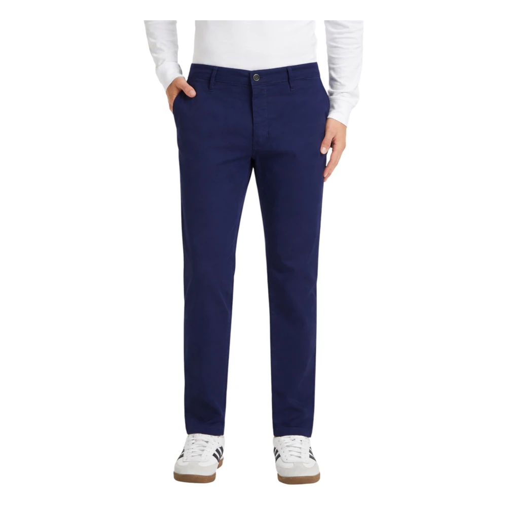 Guess Men's Blue Chinos, W31, Pantaloni Chino
