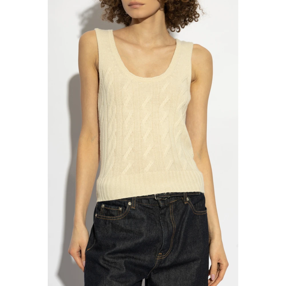 Blumarine Wollen Top Beige Dames