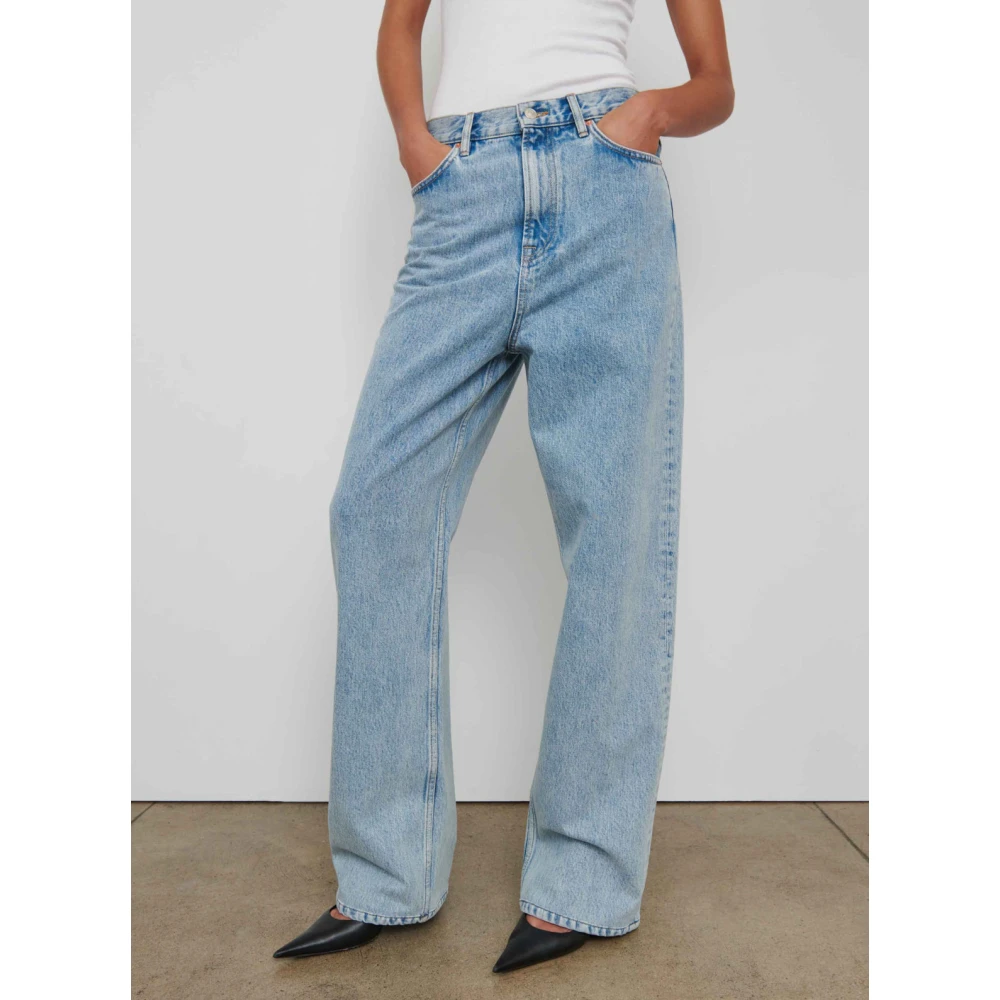 Wardrobe.nyc Wide Jeans Blue Dames