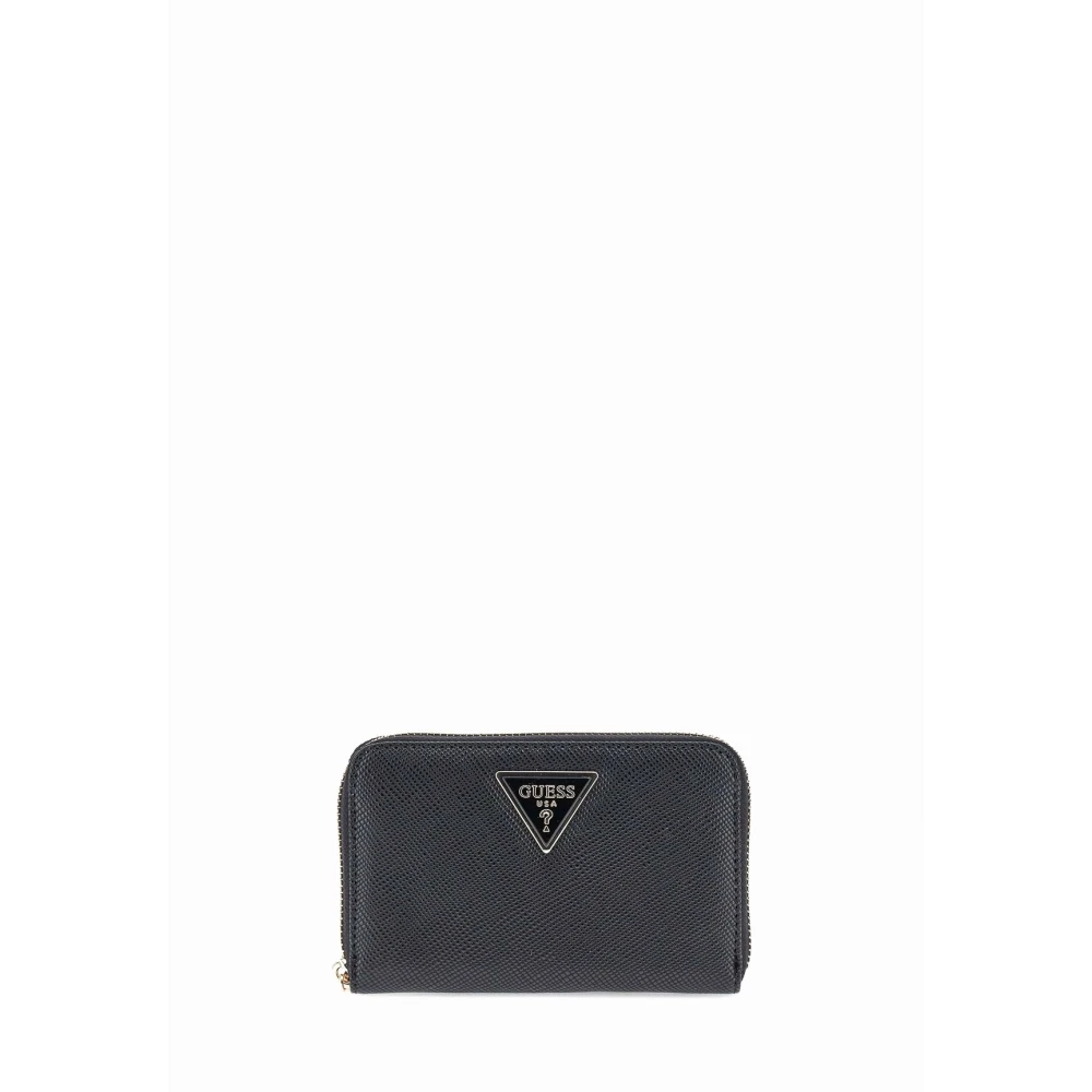 Guess Donna Nero Portafoglio Medio Zip Per Laurel Ii Slg Medium - Immagine 3