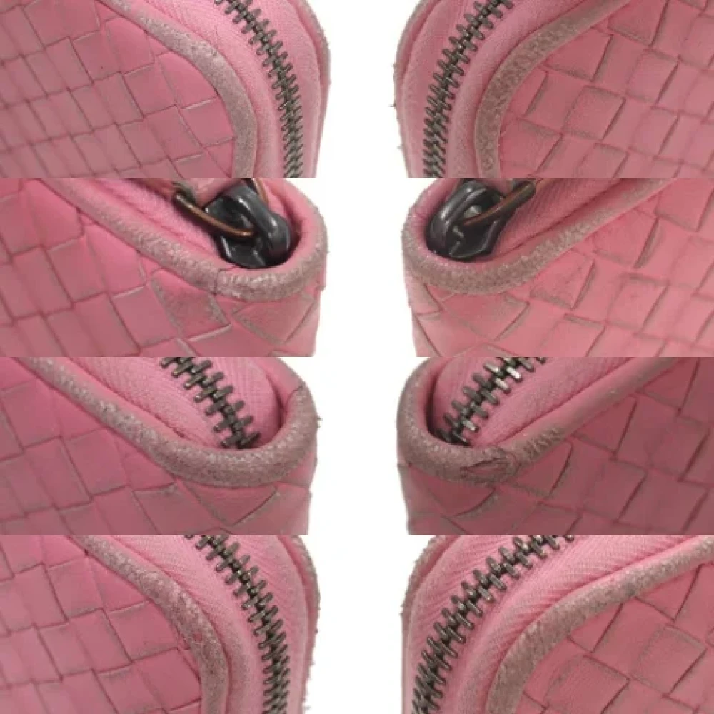 Bottega Veneta Vintage Pre-owned Fabric wallets Pink Dames
