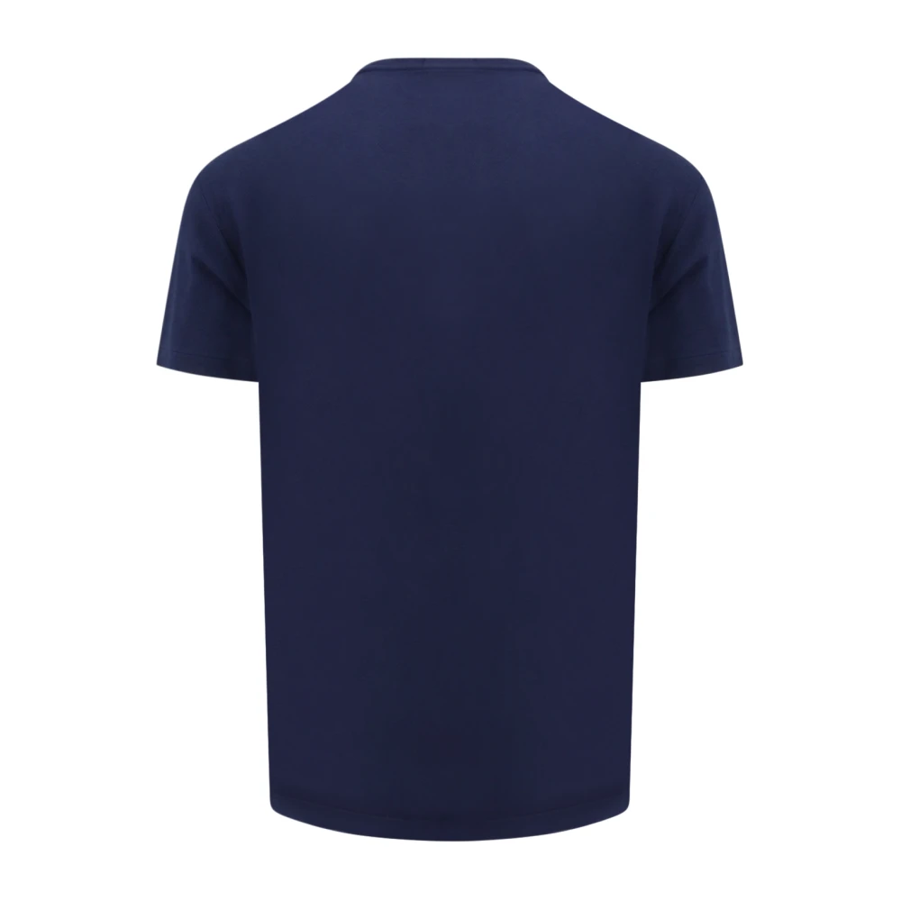 Polo Ralph Lauren Klassiek Logo Print Katoenen T-Shirt Blue Heren