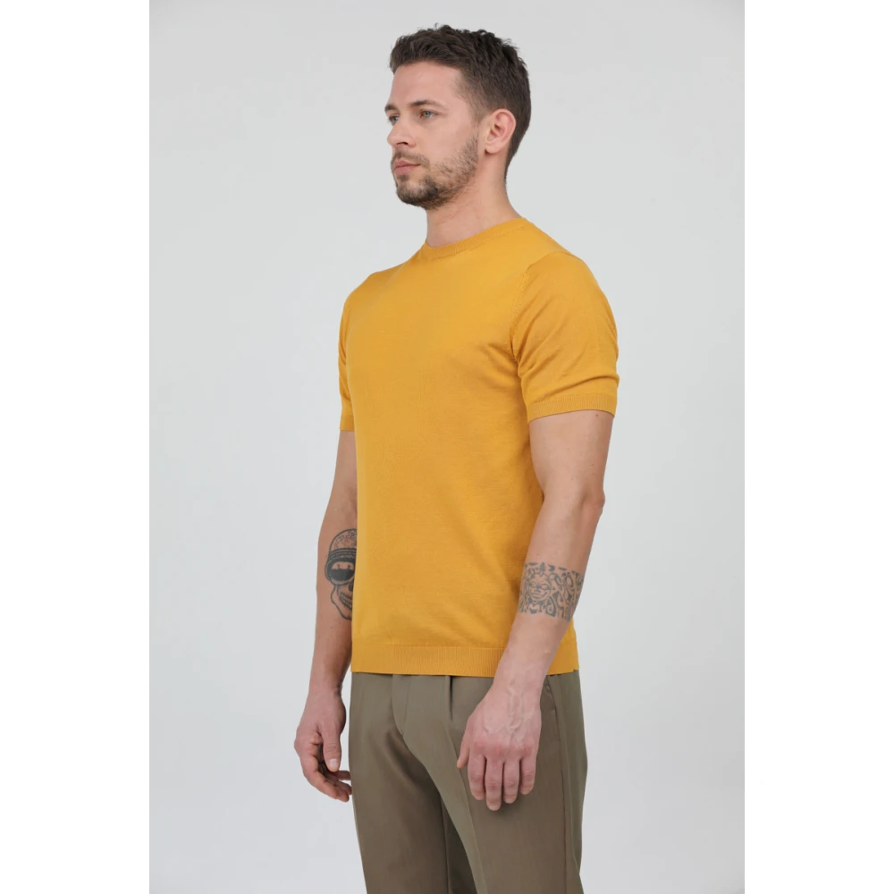 Irish Crone T-Shirts Yellow Heren