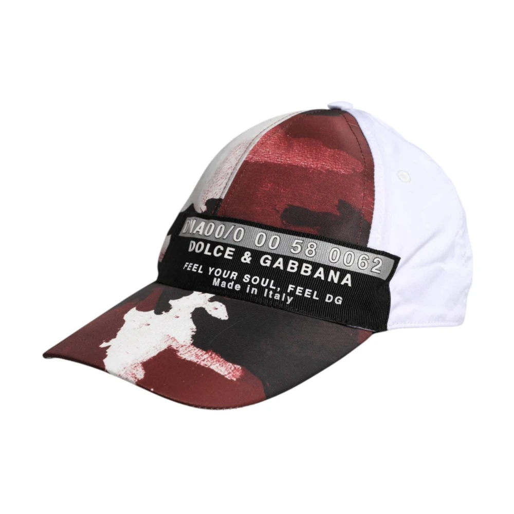 Dolce & Gabbana Men's Camouflage Baseball Cap With Logo Details