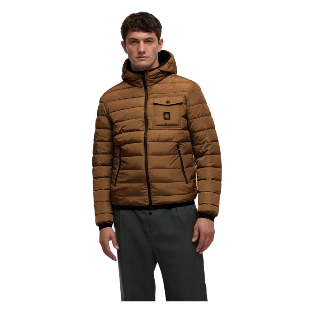 RefrigiWear Korte Gewatteerde Jas Brown Heren