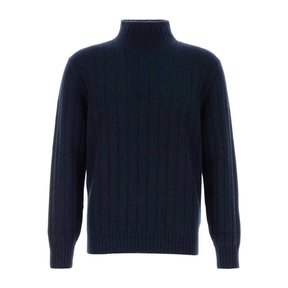 Brunello Cucinelli Blue Turtlenecks, Male, Xl, Cashmere Turtleneck Jumper