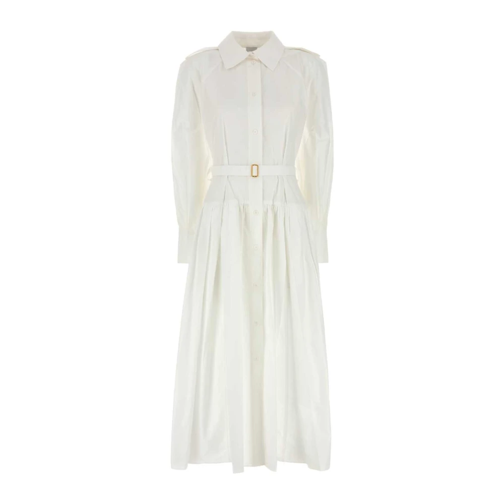 Patou Witte Poplin Overhemdjurk White Dames