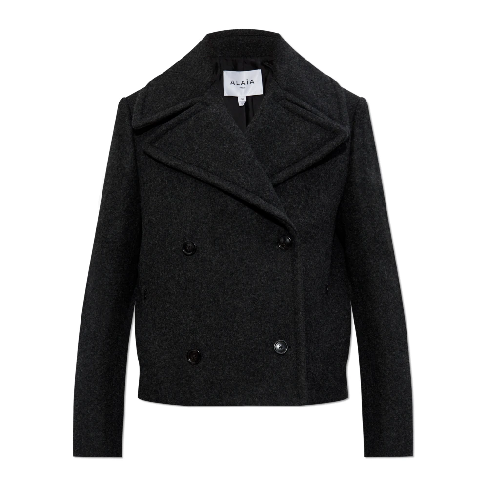 Alaïa Wollen jas Gray Dames