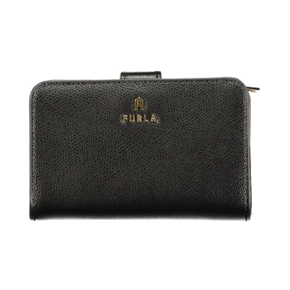 Furla Black Leather Women Wallet - Image 4