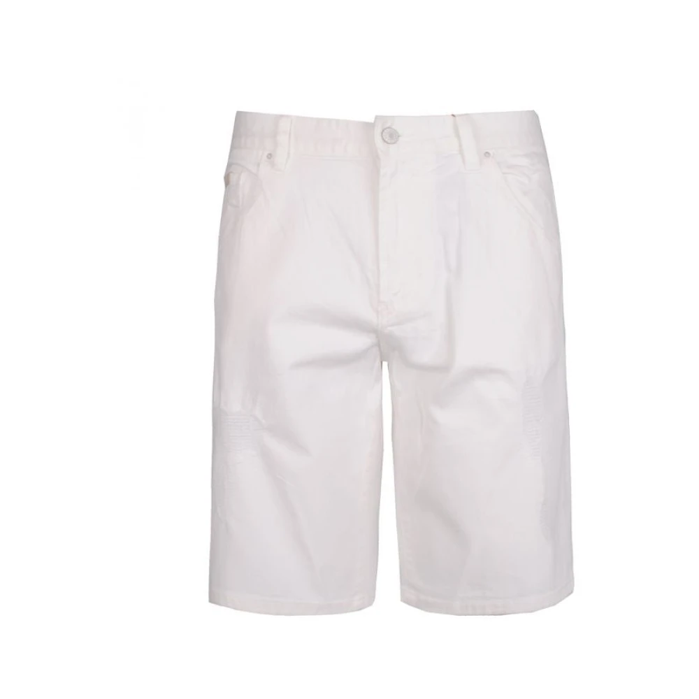 Armani Exchange Eenvoudige Stijl Shorts White Heren