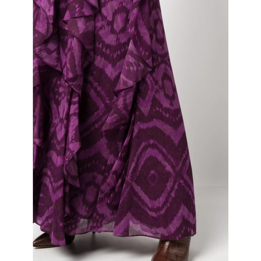 Ralph Lauren Paarse Jurk voor Dames Aw23 Purple Dames