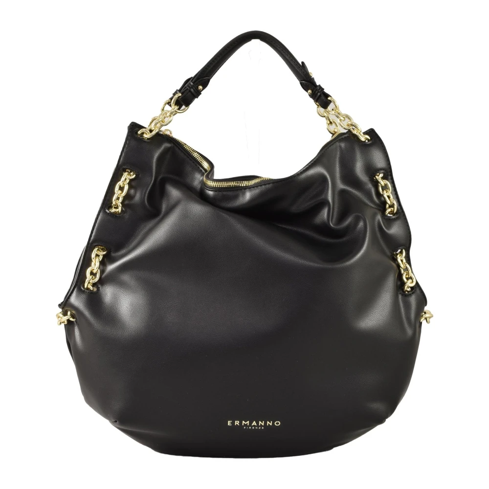 Ermanno Scervino Firenze Tas van Polyurethaan Black Dames