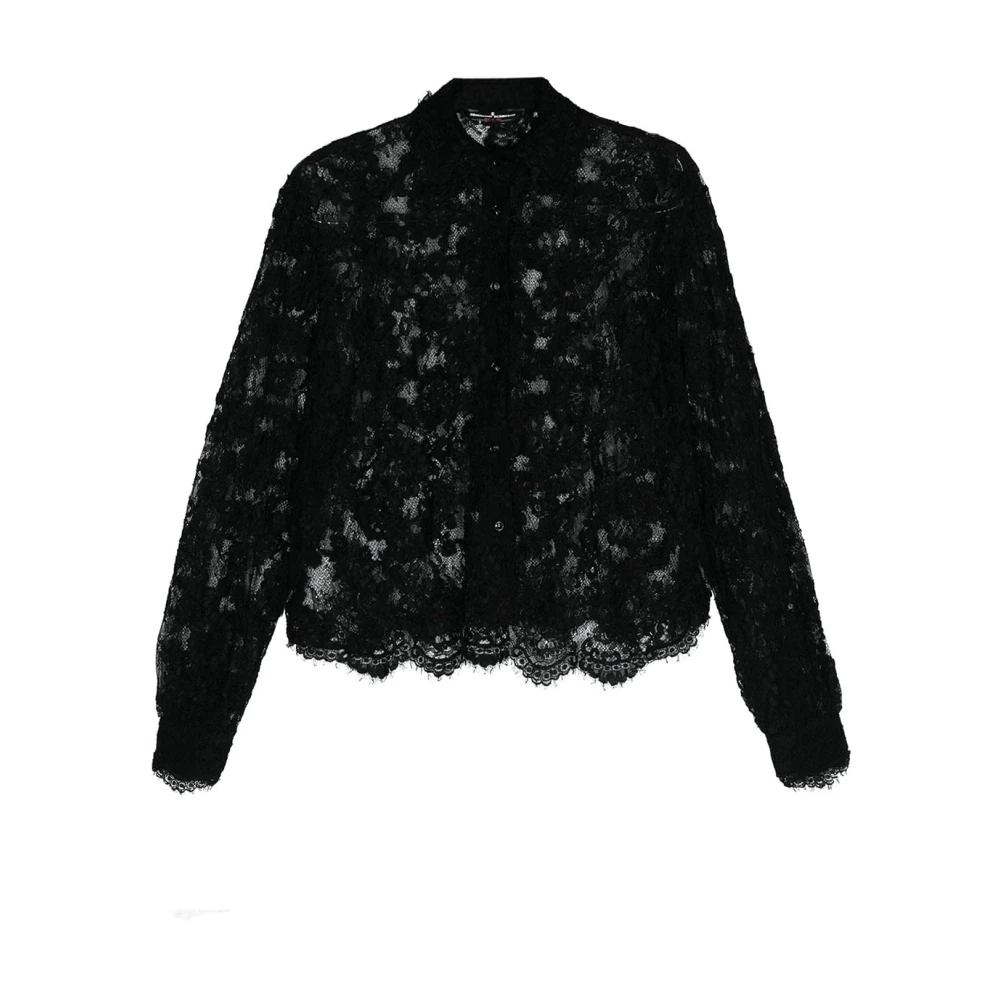 Ermanno Scervino Stijlvol Shirt met Uniek Ontwerp Black Dames