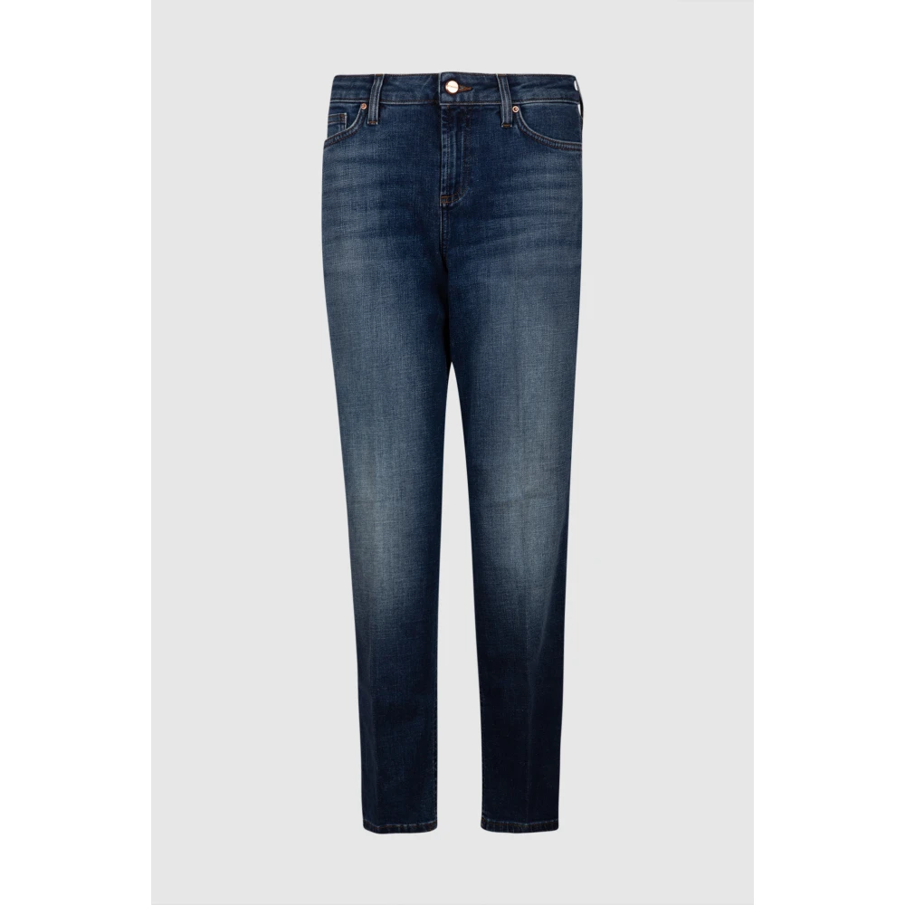 Don The Fuller Donkerblauwe Wassing Dames Jeans Blue Dames