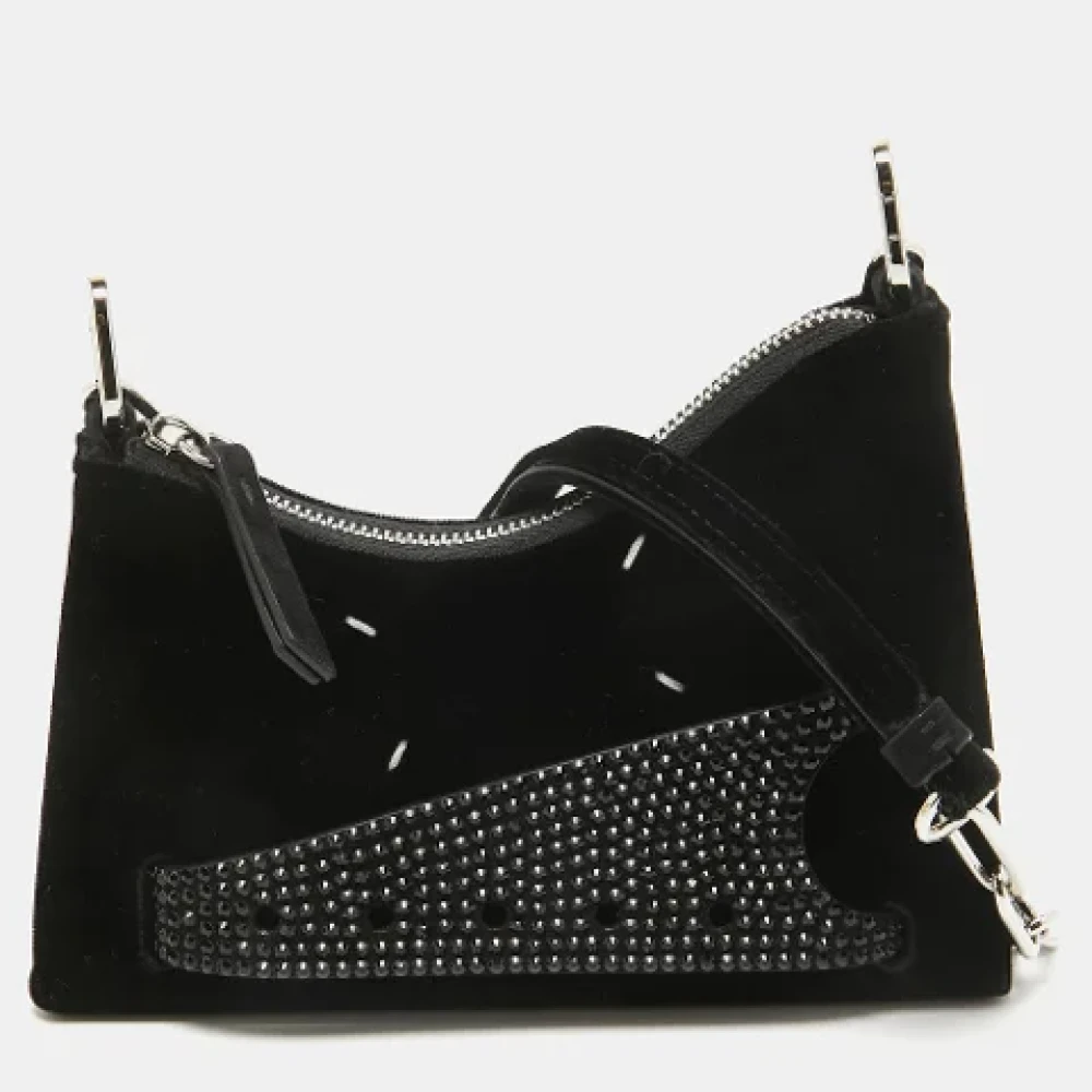 Maison Margiela Pre-owned Velvet shoulder-bags Black Dames