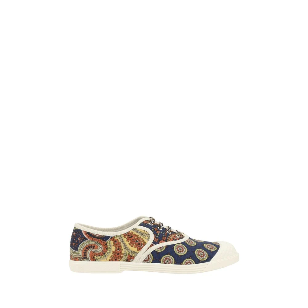 Valentino Garavani Men's Colorful Cotton Sneakers With Round Toe