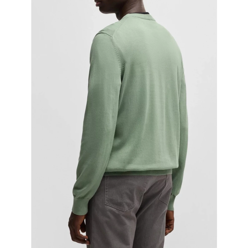 Hugo Boss Licht Pastelgroene Gebreide kleding Green Heren