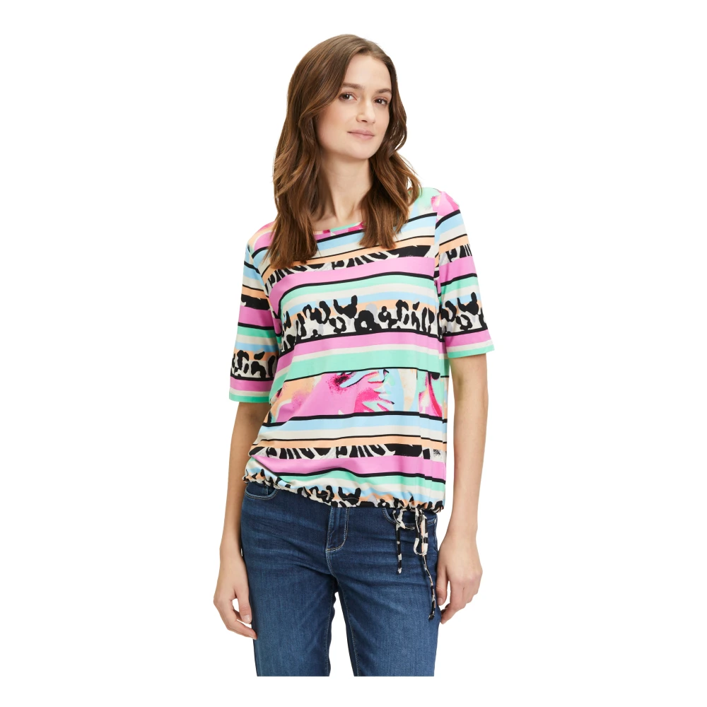 Betty Barclay Grafisch Casual Shirt met Koord Multicolor Dames