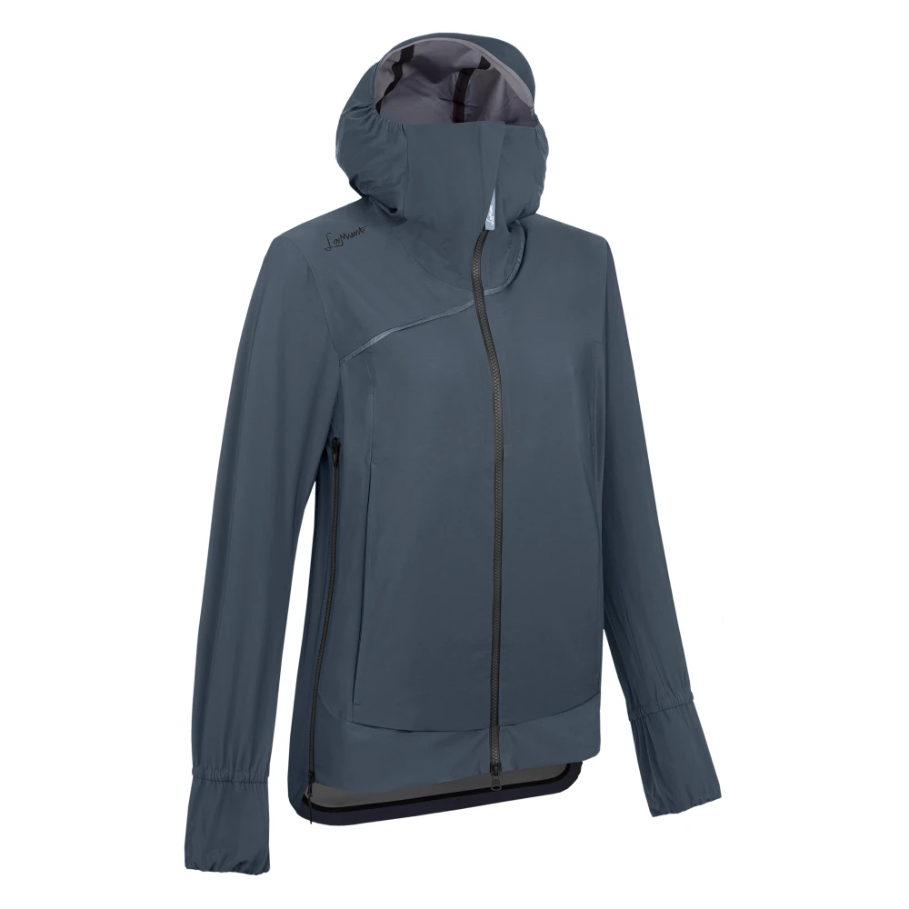 LaMunt Waterdichte jas Donker Antic Blauw Blue Dames