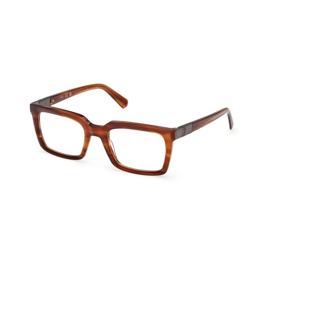 Guess Men's Brown Glasses, 52 Mm, Optical Frame