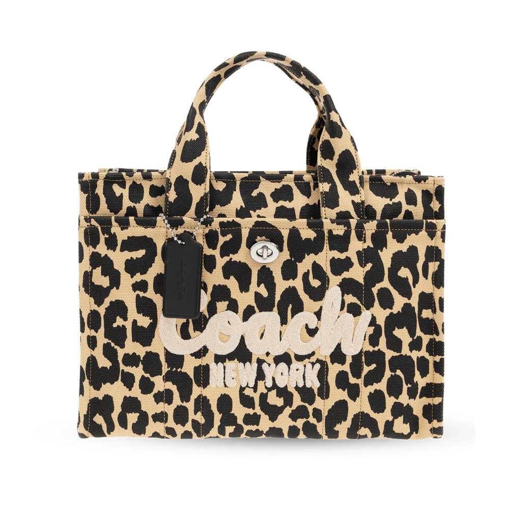 Coach Shopper tas met logo Beige Dames